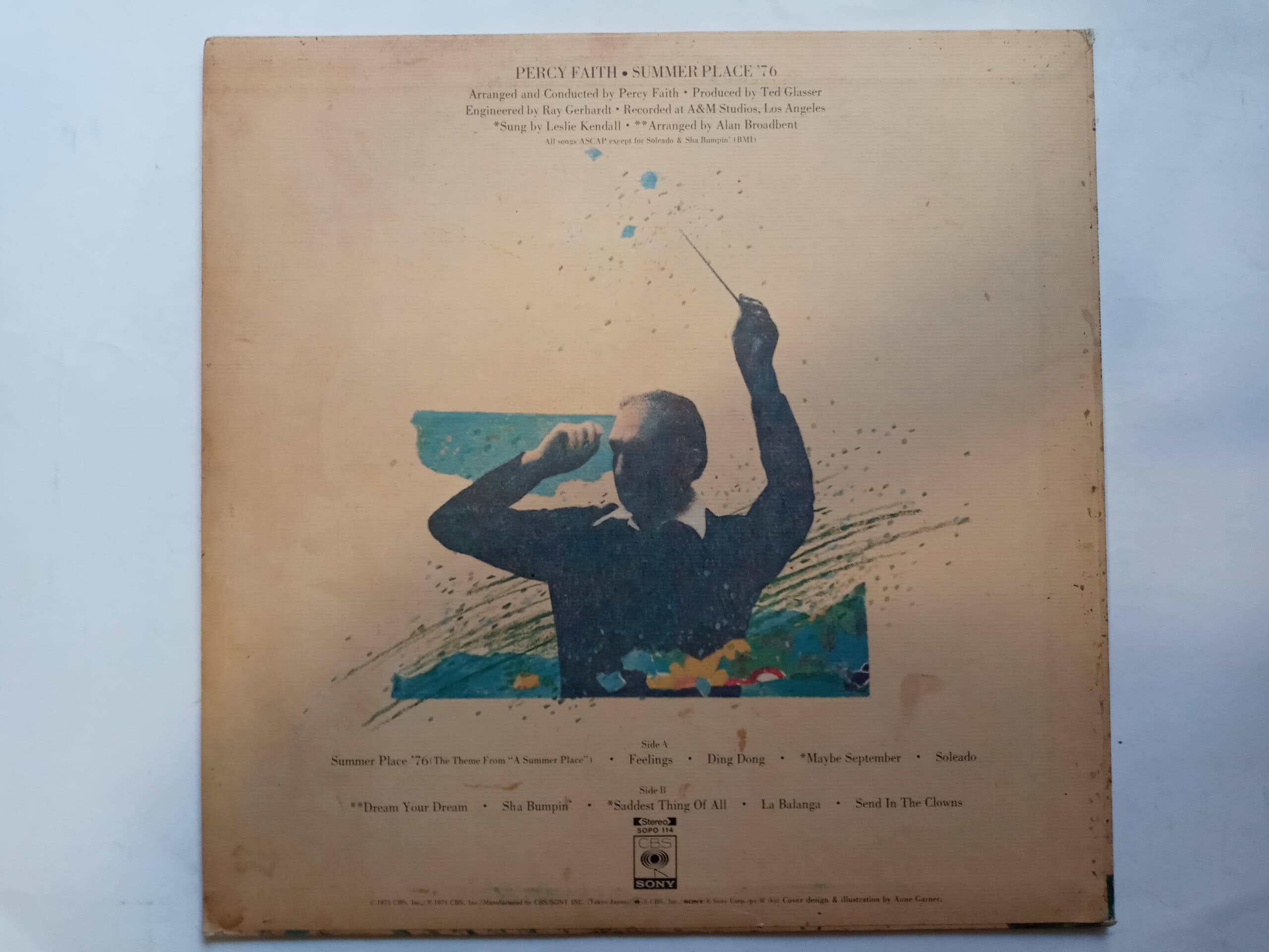 LP(수입) 퍼시 페이스 Percy Faith And His Orchestra: Summer Place ‘76