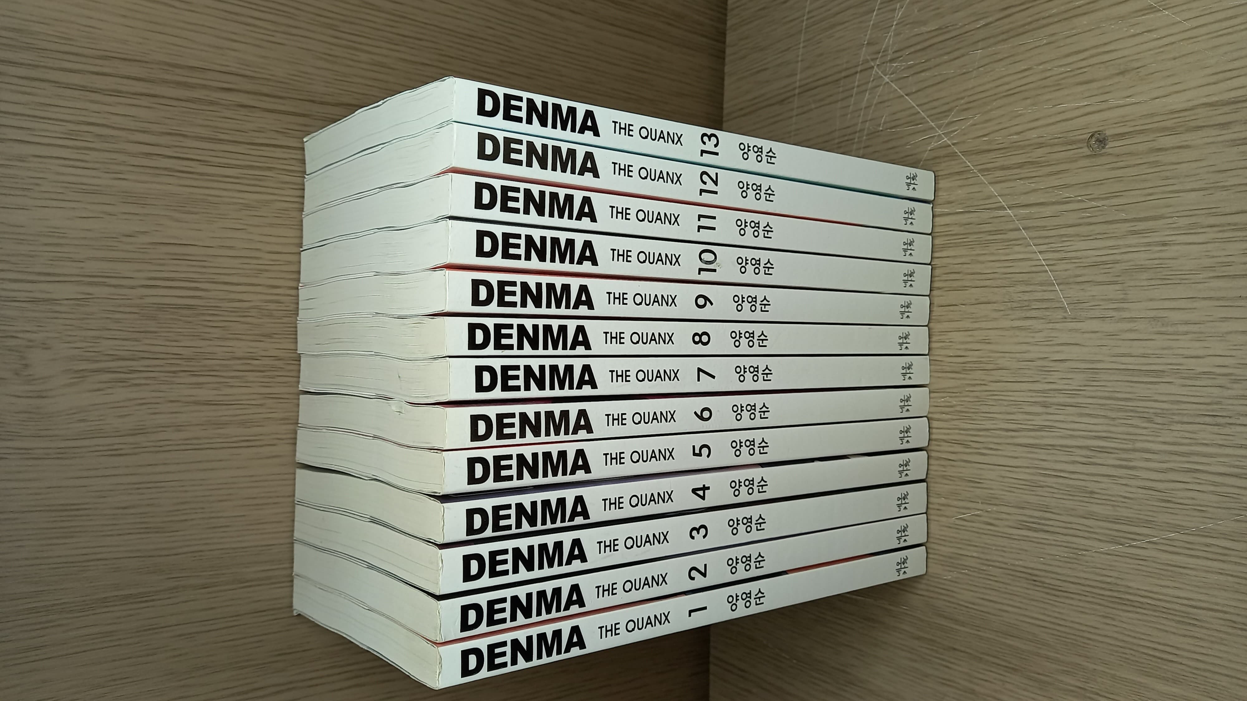 DENMA:THE QUANX(1~131~2부완) 웹툰 > 웹툰>실사진 참조