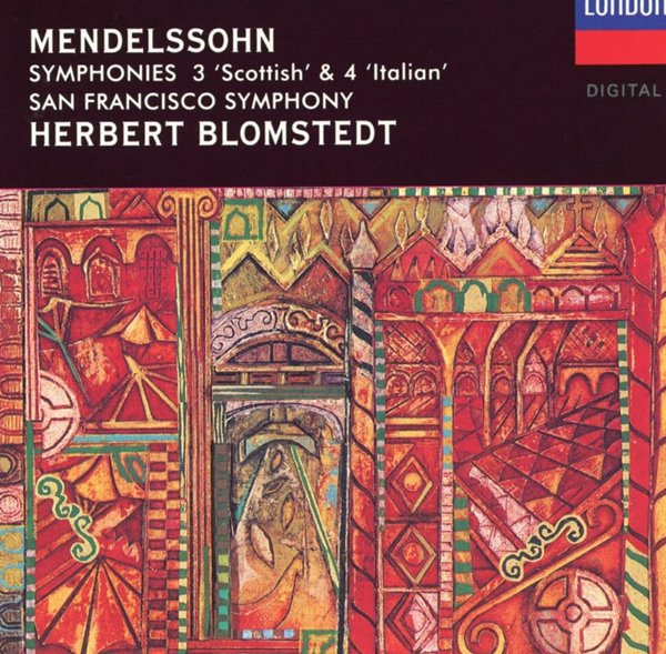 헤르베르트 블롬슈테트 - Herbert Blomstedt - Mendelssohn Symphonies No.3 Scottish [U.S발매]