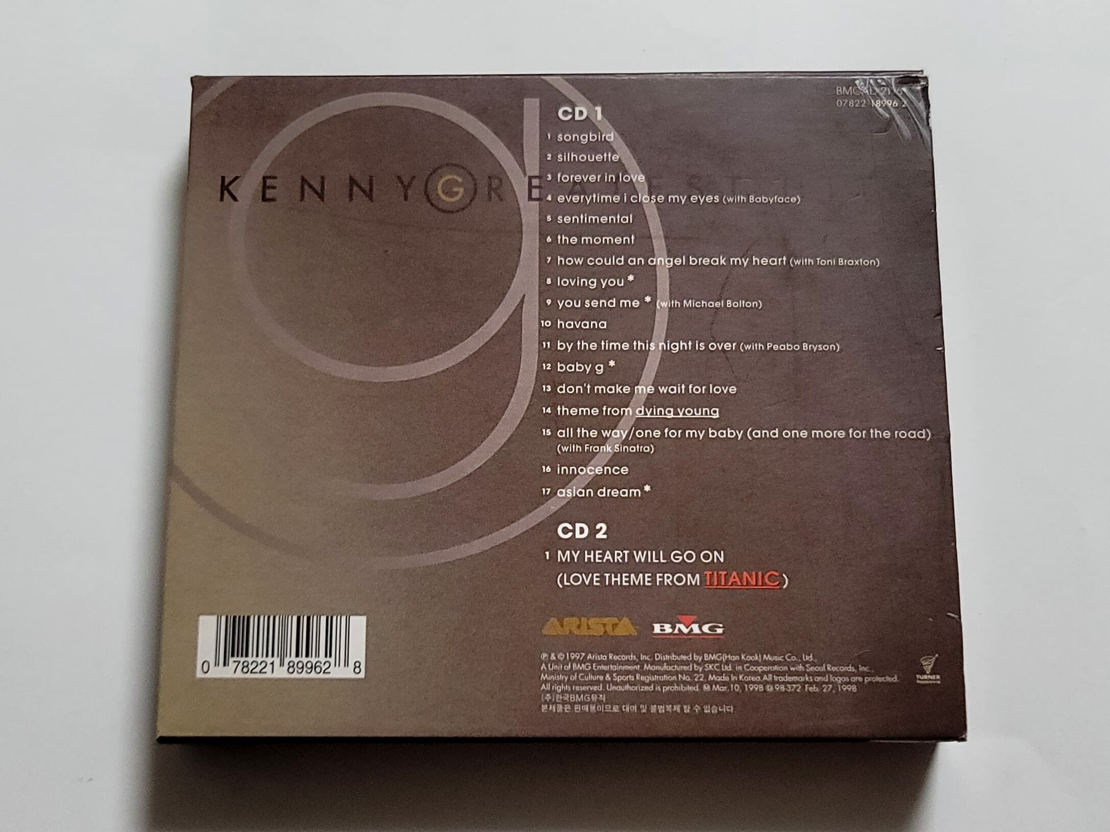 (2CD) Kenny G - Kenny Greatest Hits