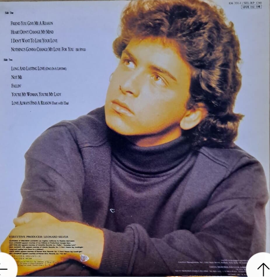 글렌 메데이로스 (Glenn Medeiros)/Not Me--[LP]