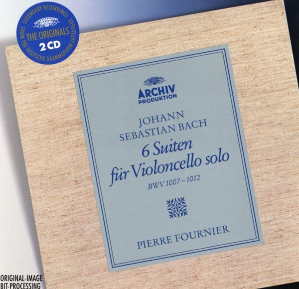 피에르 푸르니에 - Pierre Fournier - Bach 6 Suiten Fur Violoncello Solo BWV1007?1012 2Cds [독일발매]