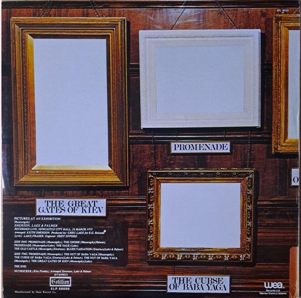 Emerson, Lake & Palmer (E.L.P)/ Pictures At An Exhibition--[LP]