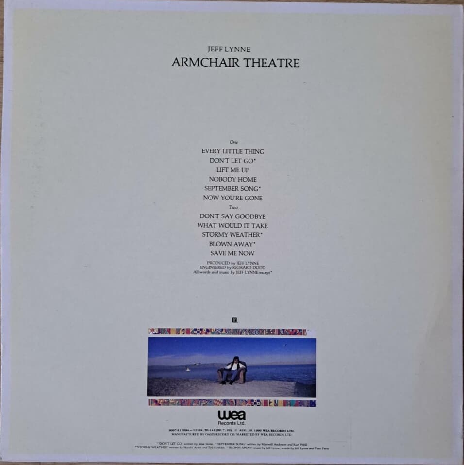 Jeff Lynne - Armchair Theatre ---[LP] 라이센스