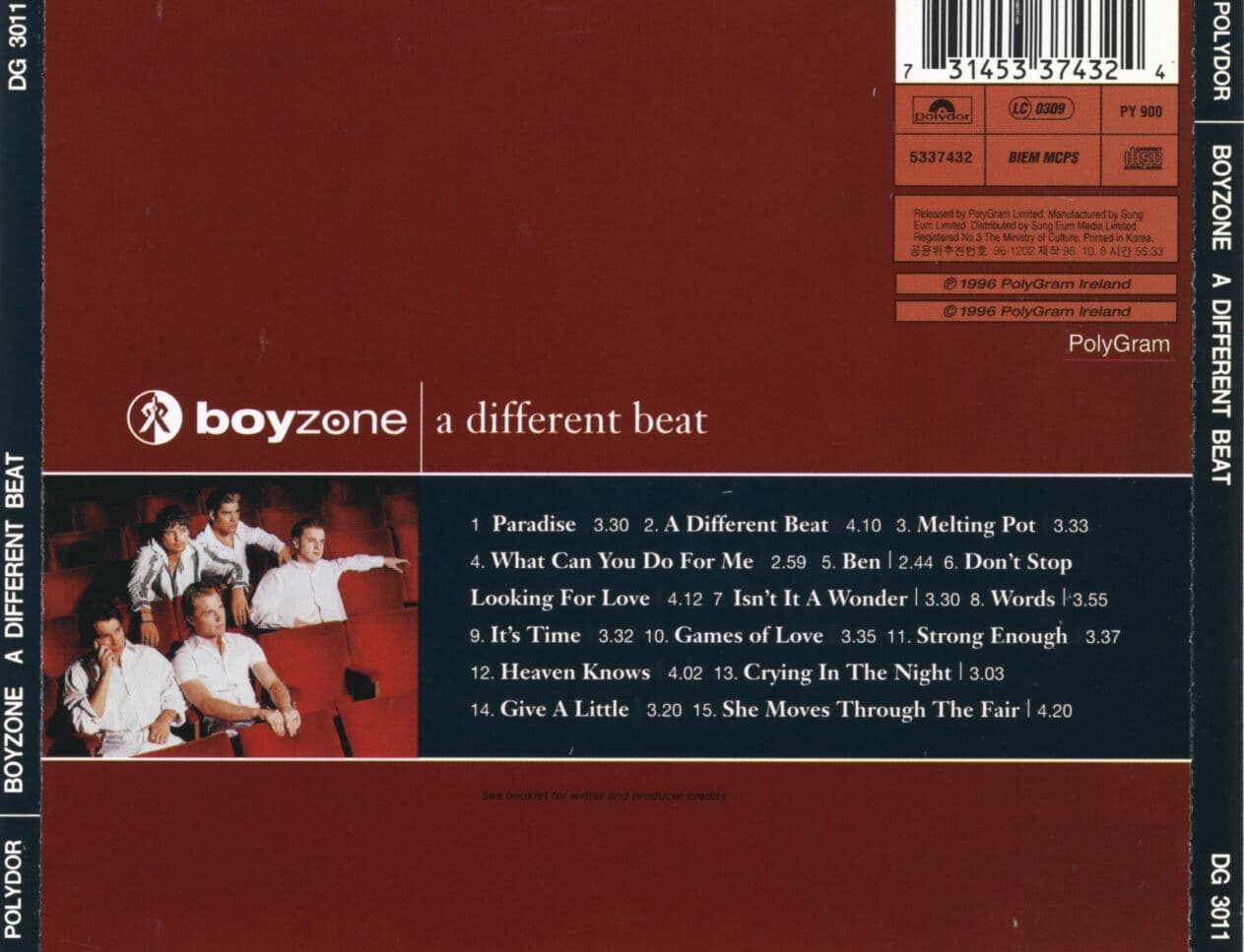 보이존 - Boyzone - A Different Beat