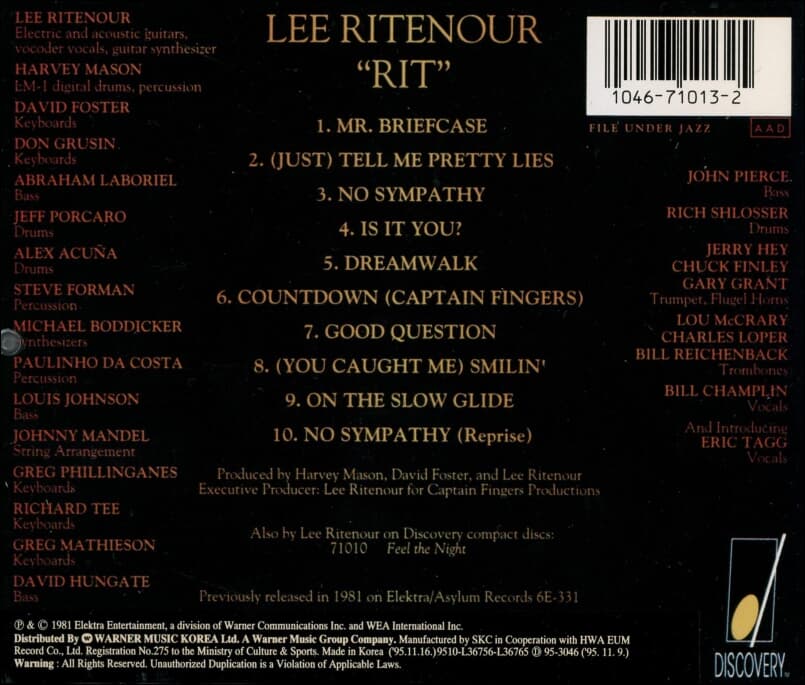 리 릿나워 (Lee Ritenour)  - Rit