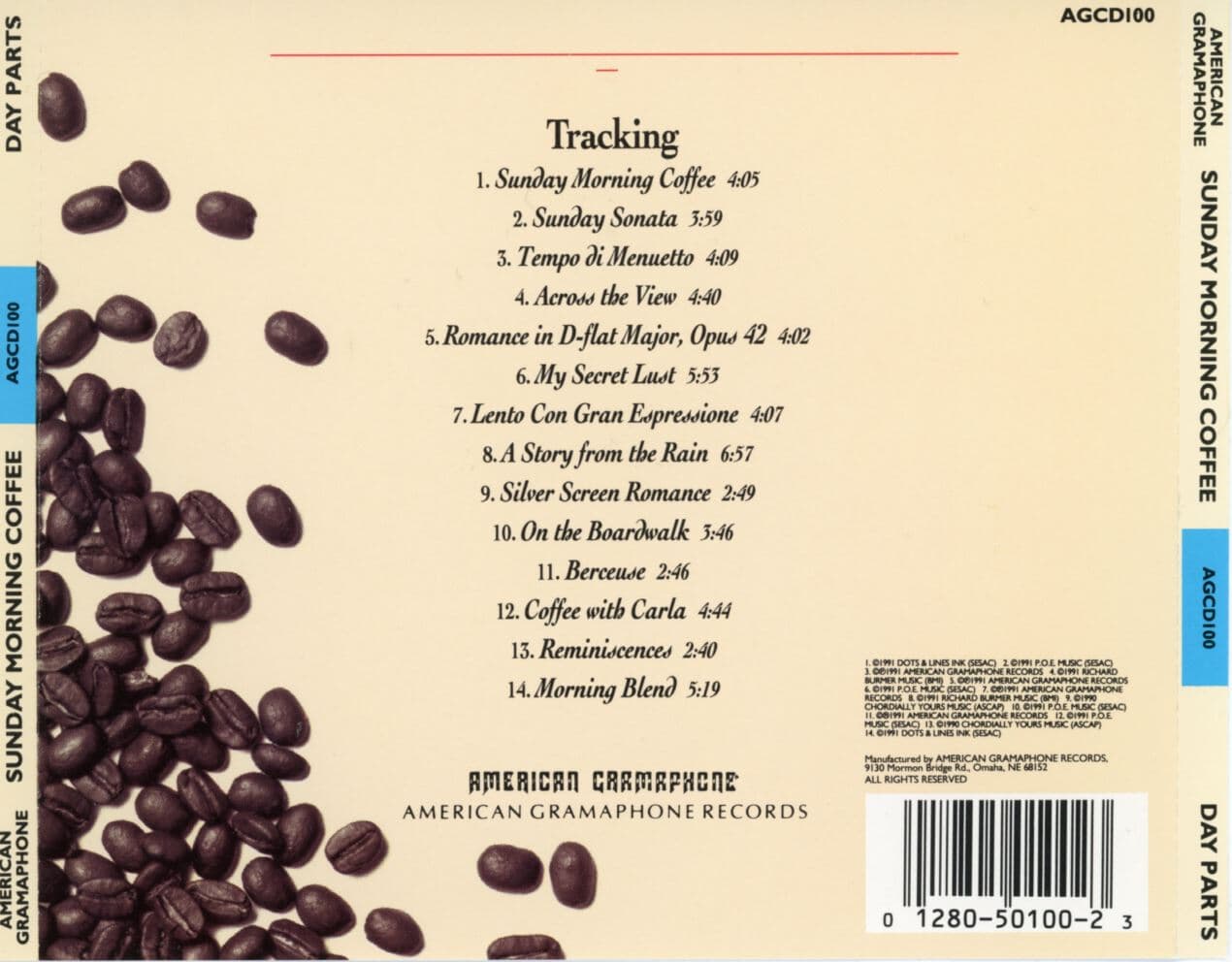 칩 데이비스 - Chip Davis(V.A) - Sunday Morning Coffee LP [U.S발매]