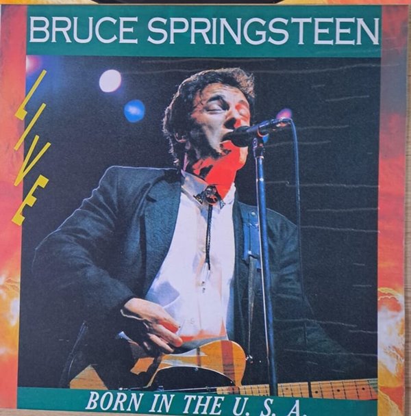 bruce springsteen / LIVE born in the u.s.a  --[LP]