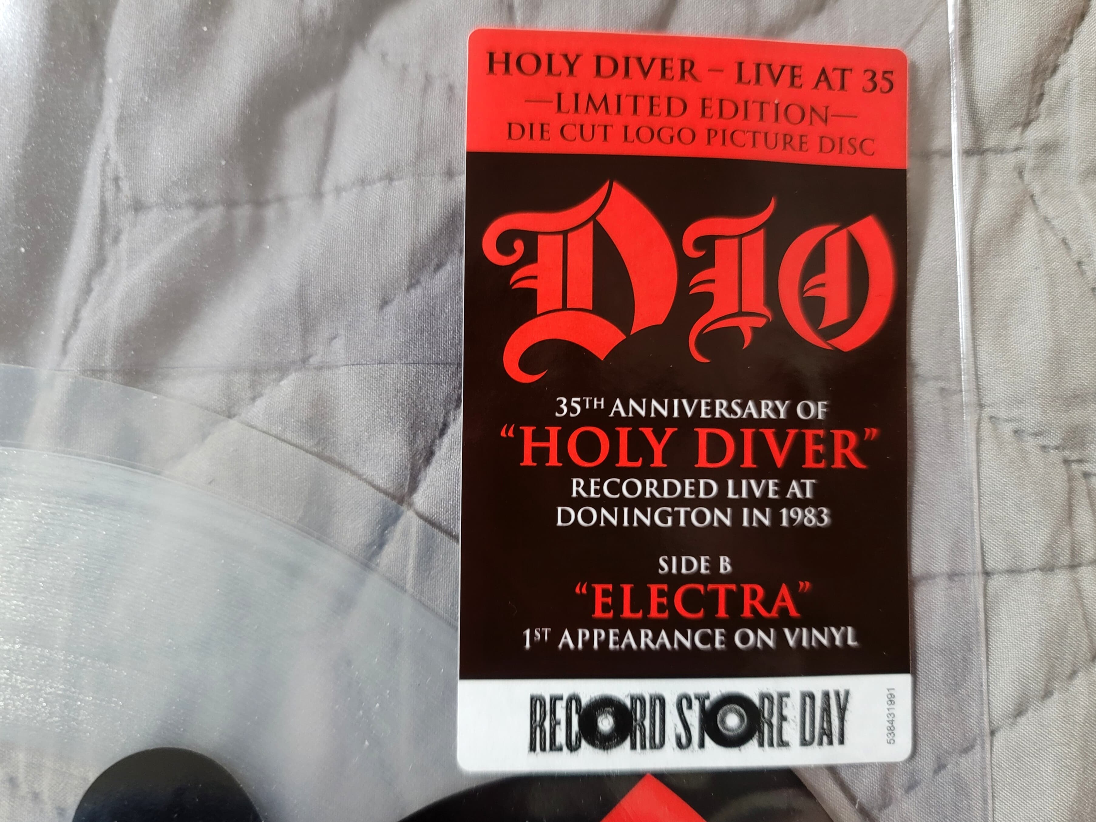 (LP 다이 컷 로고 픽쳐디스크 RSD 한정반) Holy Diver - Live at 35