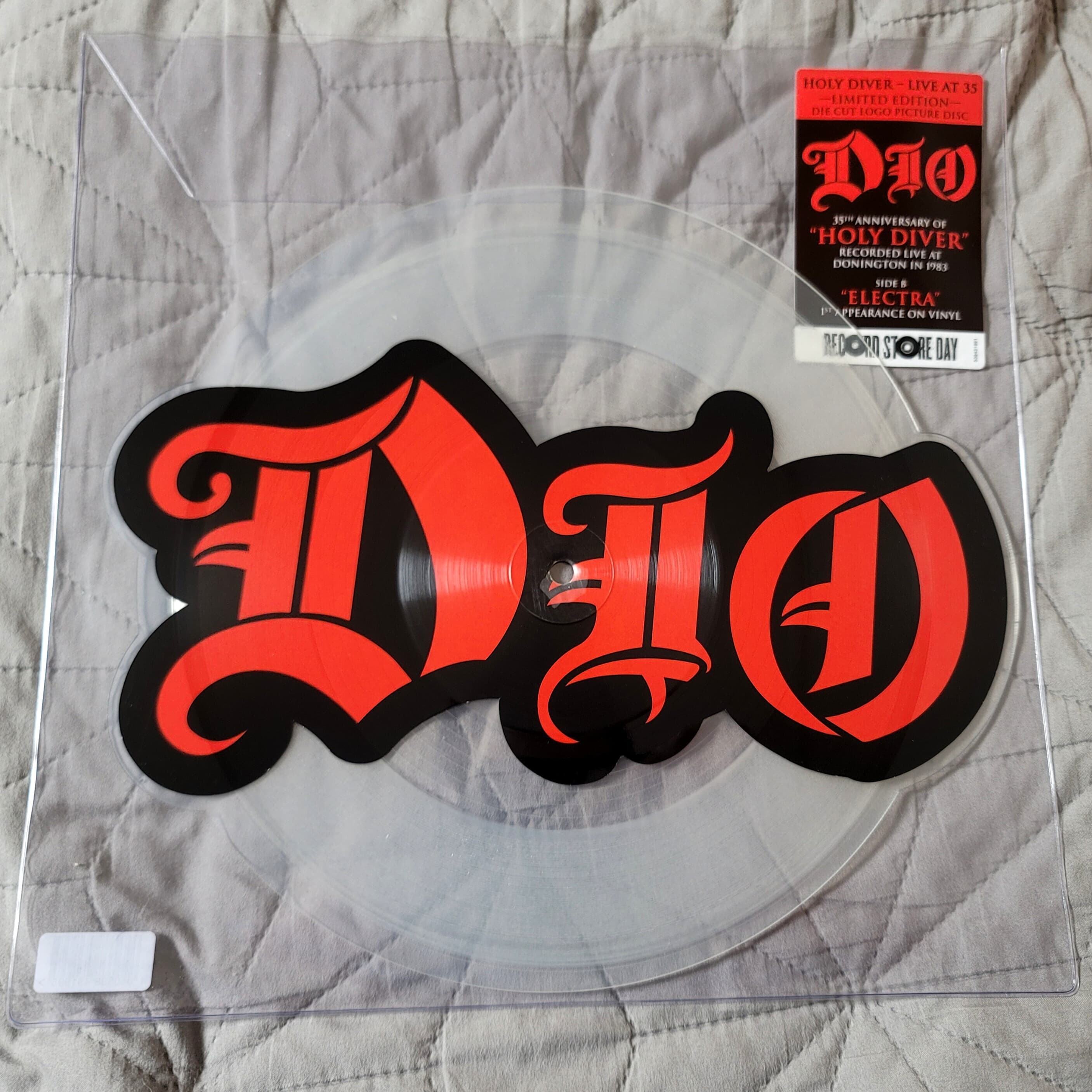 (LP 다이 컷 로고 픽쳐디스크 RSD 한정반) Holy Diver - Live at 35