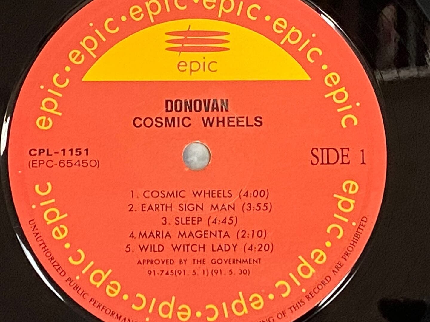 [LP] 도노반 - Donovan - Cosmic Wheels LP [EPIC-라이센스반]