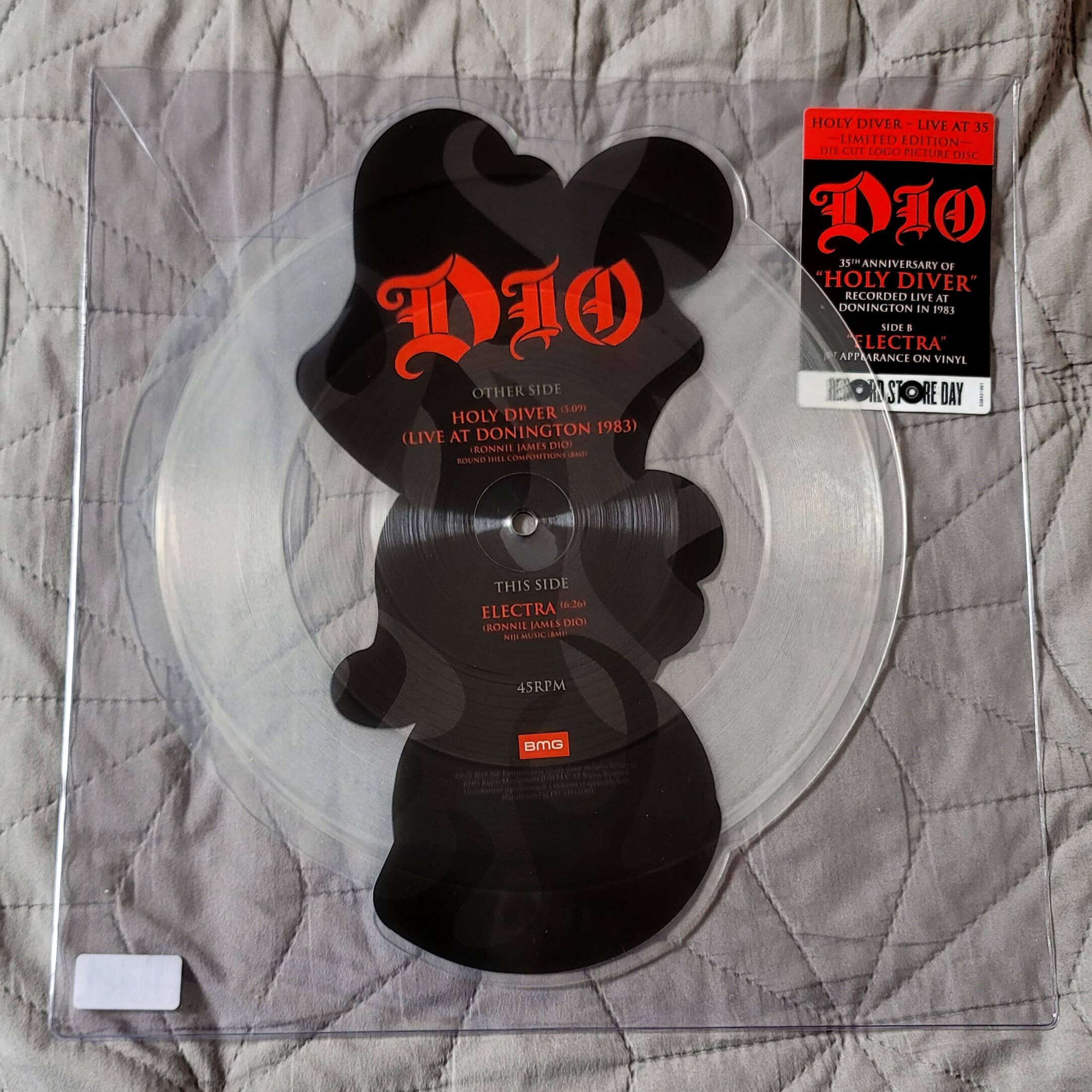 (LP 다이 컷 로고 픽쳐디스크 RSD 한정반) Holy Diver - Live at 35