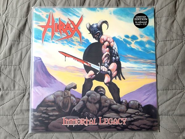 (미사용 컬러 바이닐+CD 한정반) Hirax - Immortal Legacy