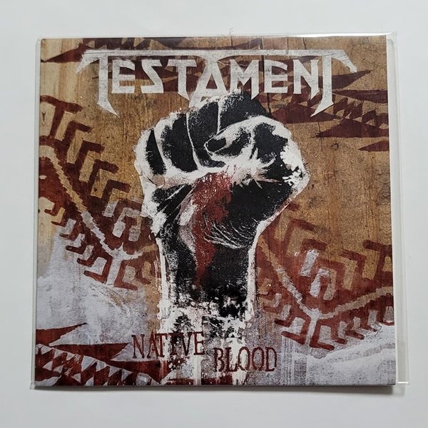 (미사용 7인치 레드컬러 바이닐 한정반) Testament - Native Blood (싱글)
