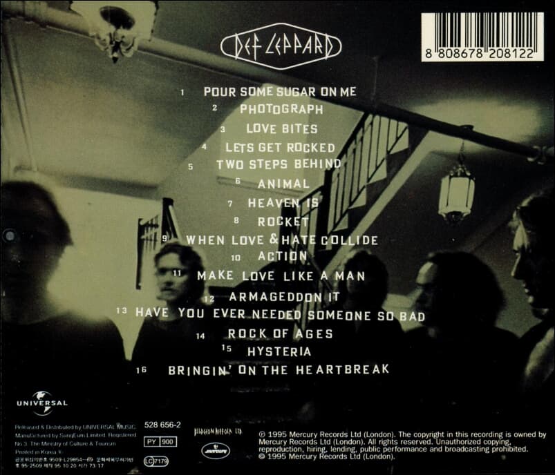데프 레퍼드 (Def Leppard) - Vault:greatest hits