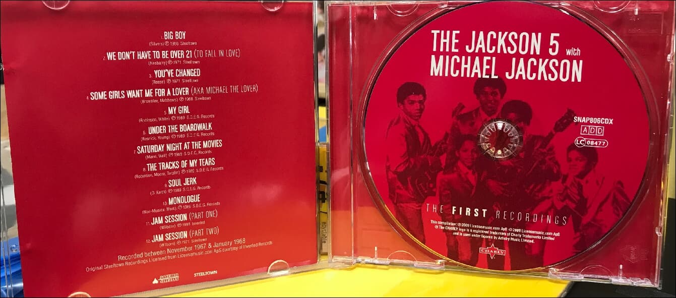 잭슨 파이브 (The Jackson 5) -  with Michael Jackson  The First Recordings (UK발매)