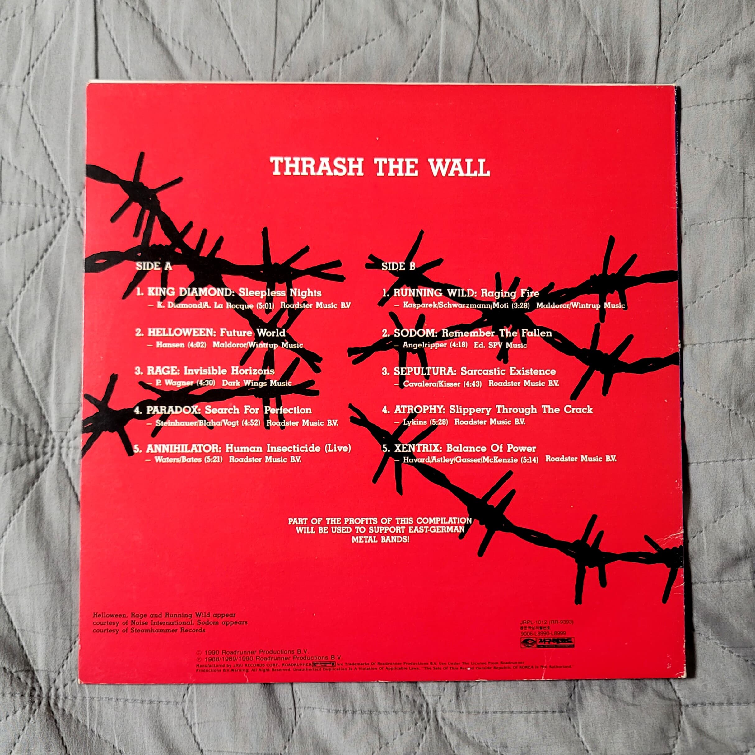 (LP) THRASH THE WALL (지구레코드)