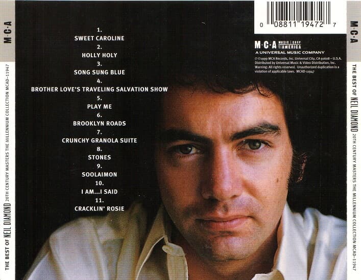 [수입] ?Neil Diamond - The Best Of Neil Diamond