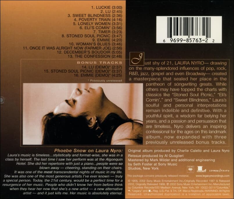로라 니로 (Laura Nyro) - Eli And The Thirteenth Confession(US발매)