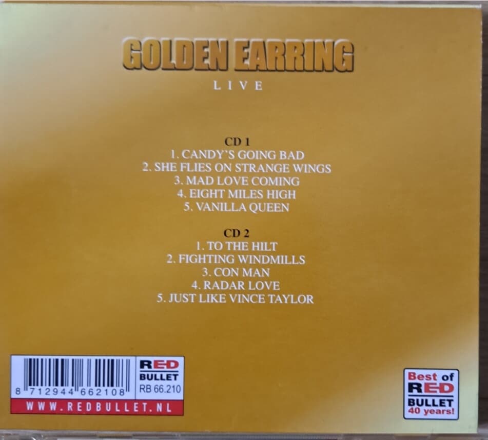 GOLDEN EARRING/LIVE 2CD