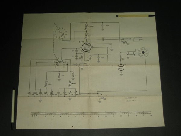 히스킷 HEATHKIT VFO VF-1 회로도 Heath Company 