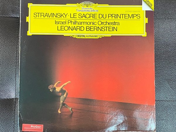 [LP] 레너드 번스타인 - Leonard Bernstein - Stravinsky Le Sacre Du Printemps LP [독일반]