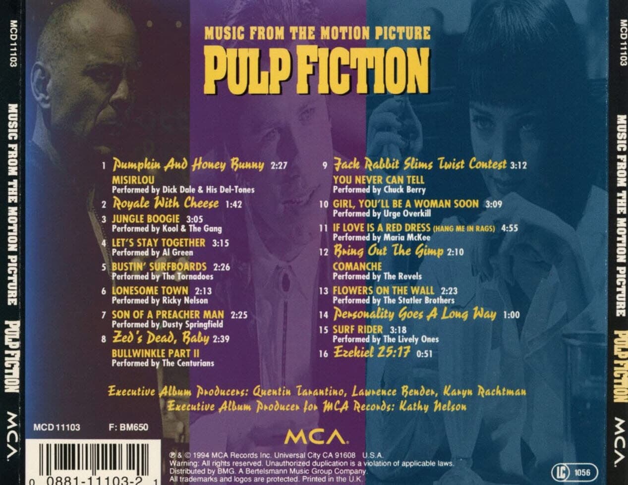 펄프 픽션 - Pulp Fiction OST [U.K발매]