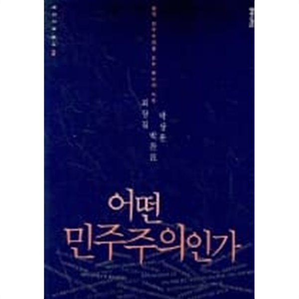 어떤 민주주의인가 - 한국 민주주의를 보는 하나의 시각