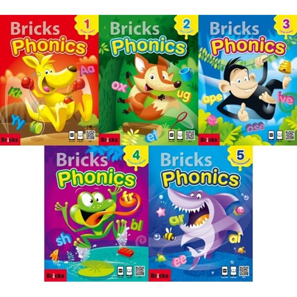 [영어 전문] BRICKS PHONICS 브릭스 파닉스 S/B 세트 (1~5) 