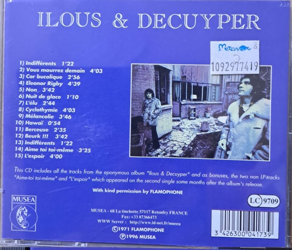 ILOUS & DECUYPER/ILOUS & DECUYPER