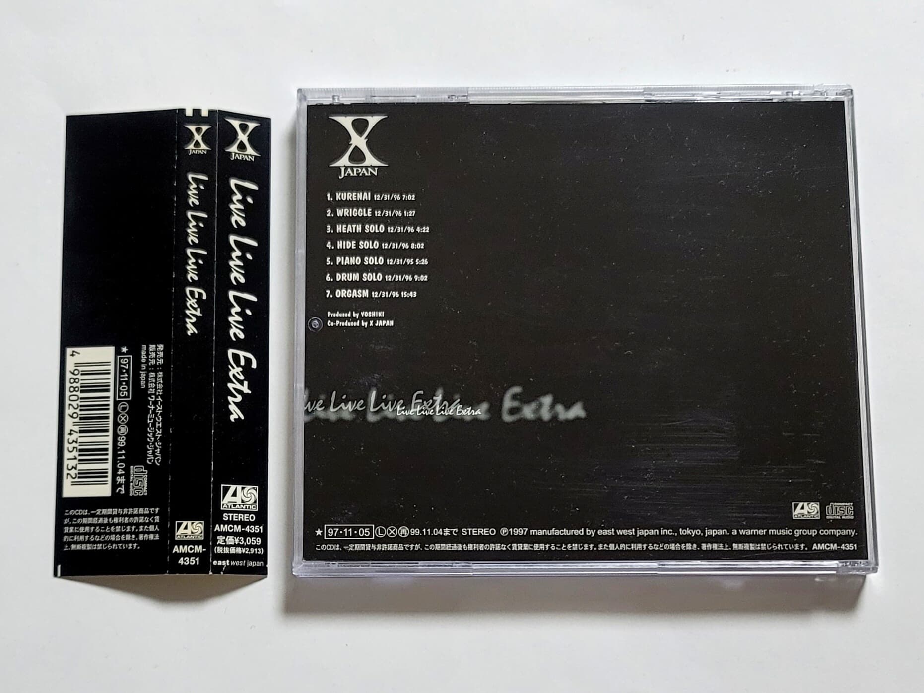 (일본반 희귀) X-JAPAN (엑스제팬) - LIVE LIVE LIVE EXTRA