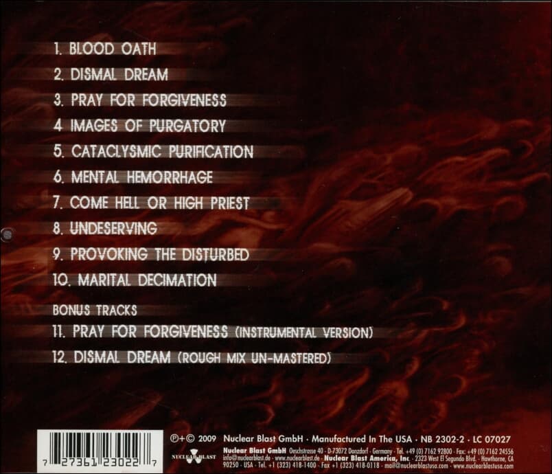 서포케이션 (Suffocation) - Blood Oath (US발매)