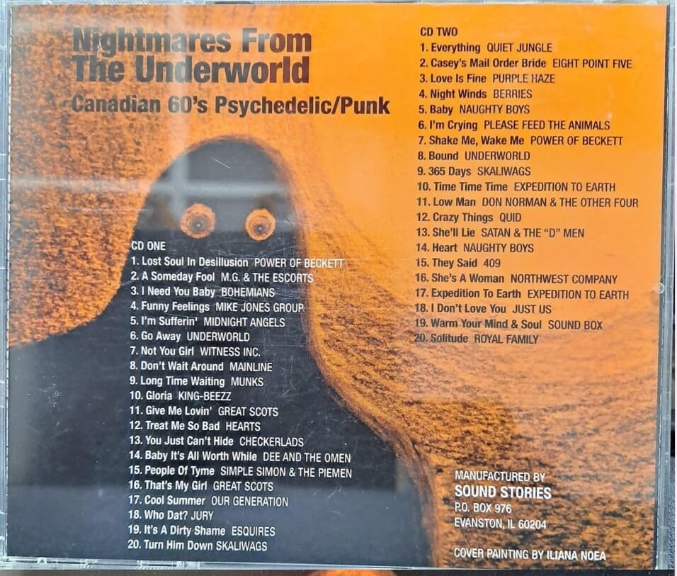 NIGHTMARES FROM THE UNDER WORLD/ CANADIAN 60`S PSYCHEDELIC 2CD