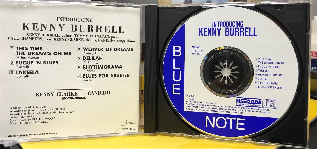 케니 버렐 (Kenny Burrell) -  Introducing Kenny Burrell(일본발매)