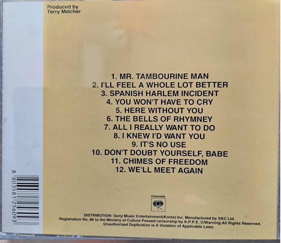 Byrds /Mr. Tambourine Man (REMASTERED)sony music korea