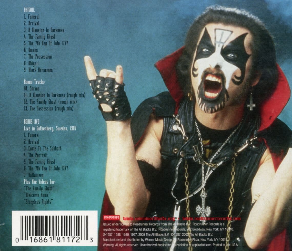 킹 다이아몬드 - King Diamond - Abigail 2cds [1CD+1DVD] [U.S발매]