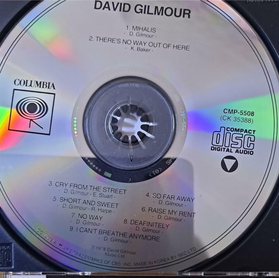 데이비드 길모어 (David Gilmour)/David Gilmour