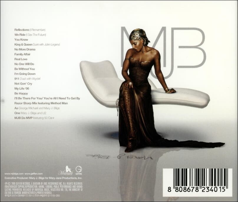 메리 제이 블라이즈 (Mary J. Blige) - Reflections (Special Korea Edition)