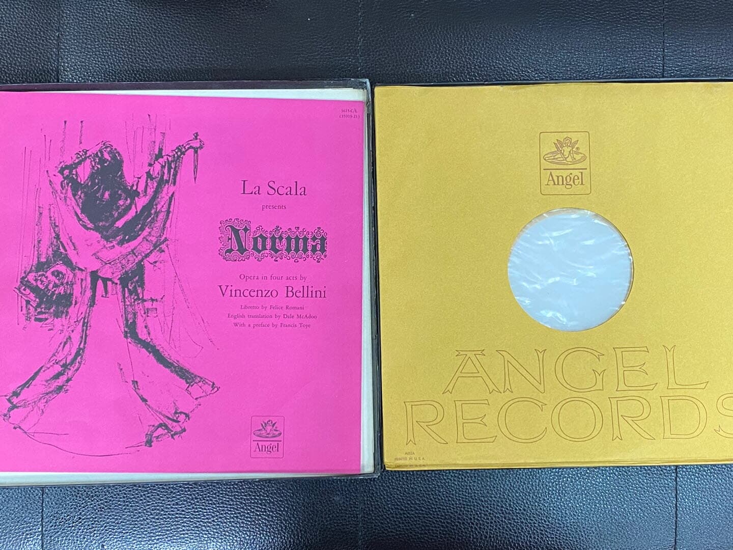 [LP] 마리아 칼라스 - Maria Callas -  La Scala Presents Norma By Bellini 3Lps LP [BOX] [U.S반]