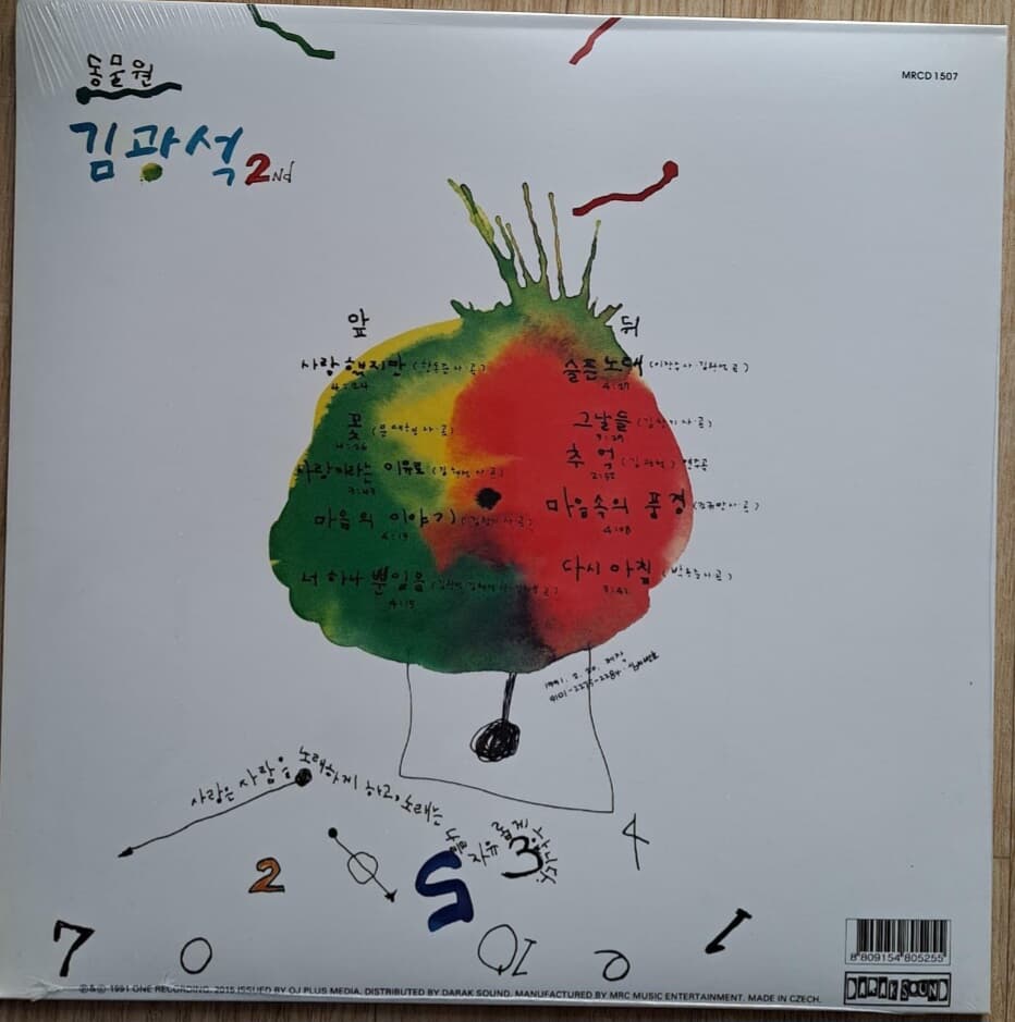 김광석2집 180g - 사랑했지만 [LP / 한정반]