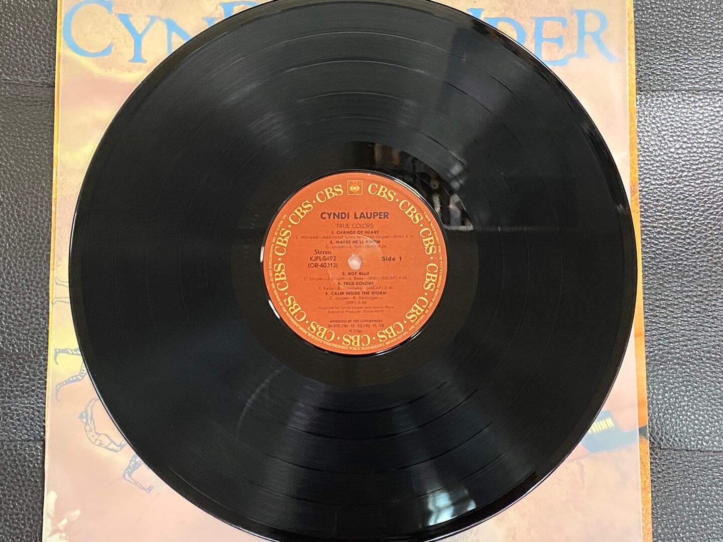 [LP] 신디 로퍼 - Cyndi Lauper - True Colors LP [지구-라이센스반]