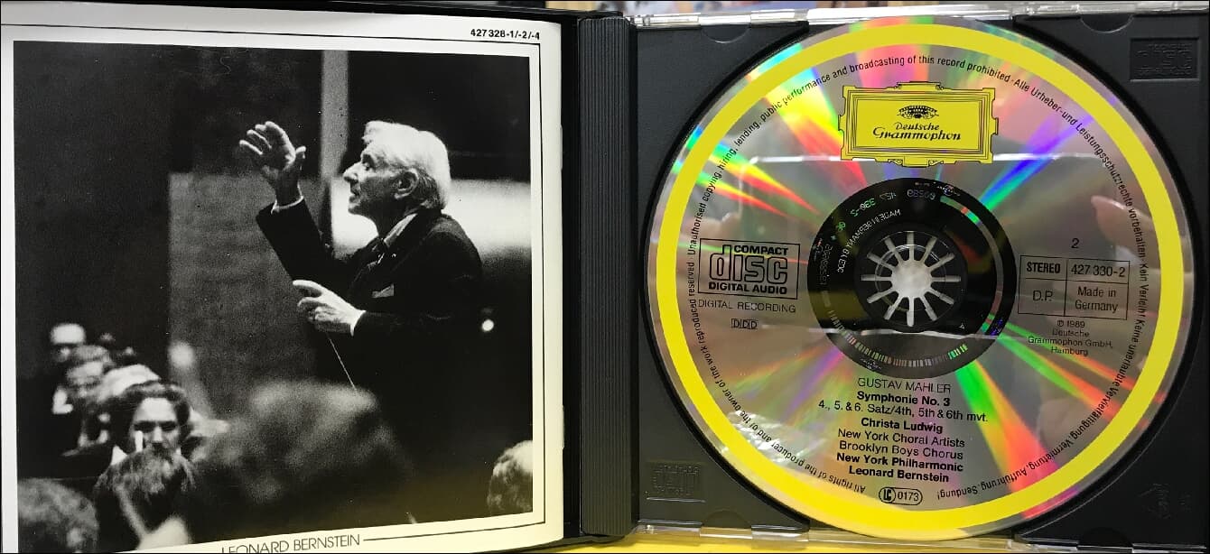 Mahler : Symphonie No. 3 - 번스타인 (Leonard Bernstein)(2cd)(독일발매)