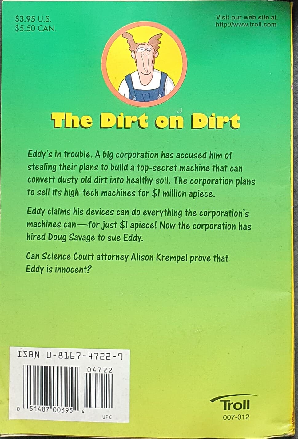 The case of the lean mean dirt machine (Science court) Paperback