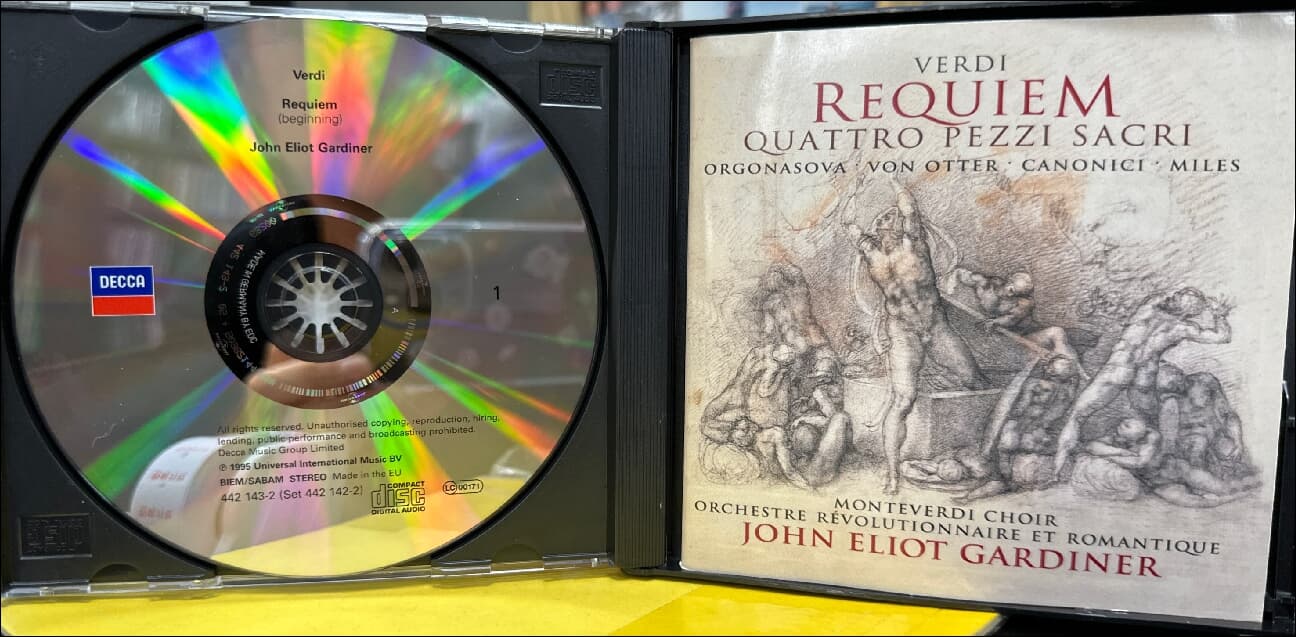 Verdi : Requiem(레퀴엠) / Quattro Pezzi Sacri - 가디너 (John Eliot Gardiner)(2cd)(독일발매)