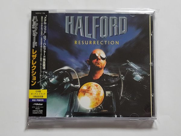 (일본반 컬러디스크반 스티커 포함) Halford - Resurrection