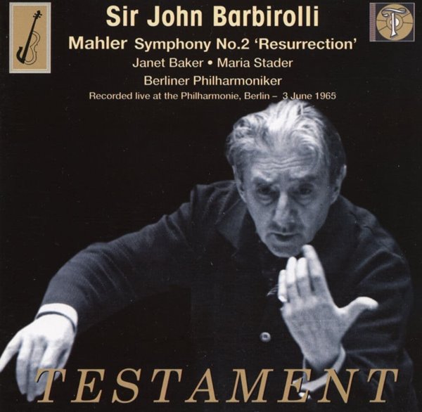 존 바비롤리 - John Barbirolli - Mahler Symphony No.2 Resurrection (부활) 2Cds [U.K발매]