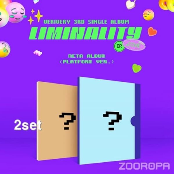 [미개봉/2종세트] 베리베리 VERIVERY Liminality EP LOVE PLATFORM VER.