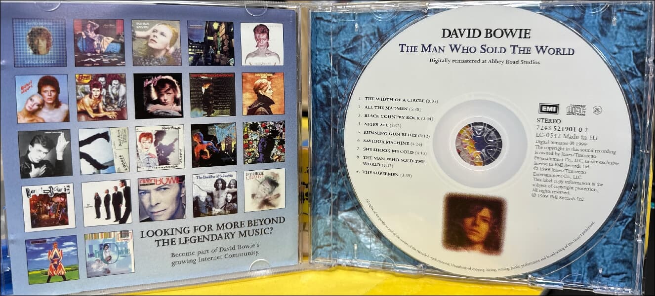 데이빗 보위 (David Bowie) - The Man Who Sold The World(EU발매)
