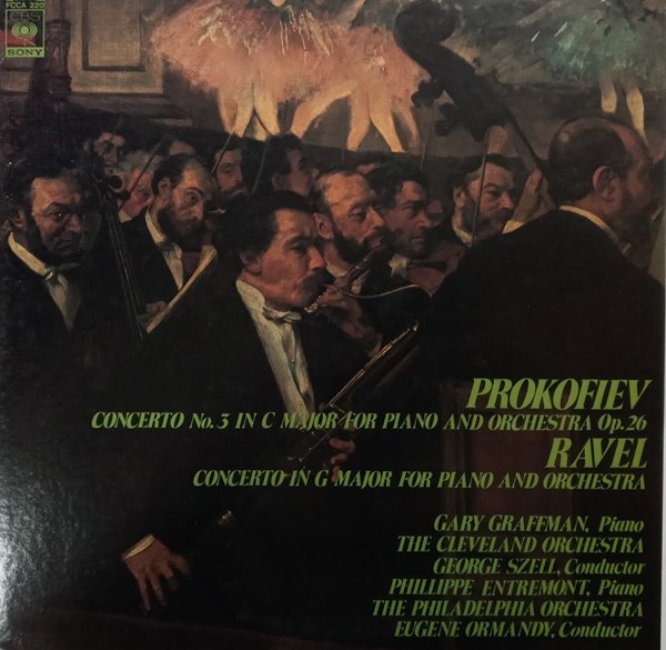 LP(수입) 프로코피예프, 라벨: 피아노 협주곡 - 게리 그라프만 / 필립 앙트르몽