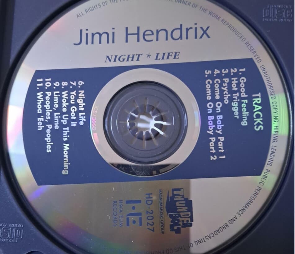 JIMI HENDRIX/NIGHT LIFE